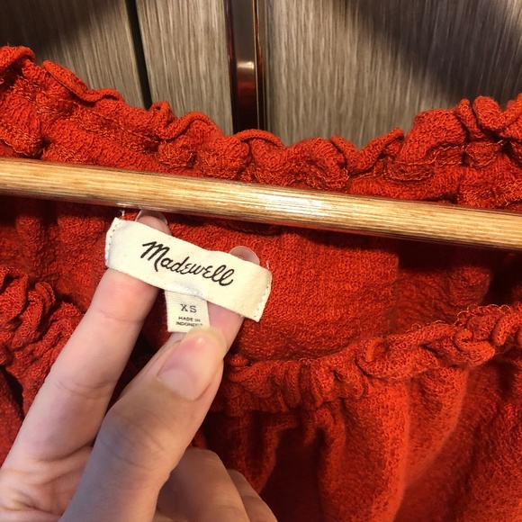 Madewell Texture & Thread Drawstring Top - Picture 3 of 4